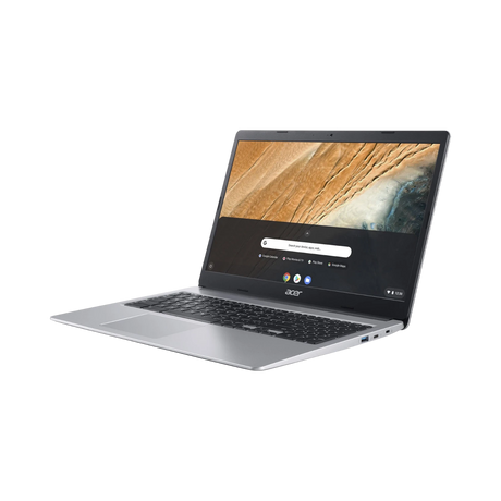 Acer Chromebook 315 15.6" Laptop, Intel Celeron N4020, 4GB RAM, 32GB eMMC (Pure Silver) — Being Shipped