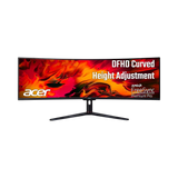 Acer EI491CR Sbmiipphx 49" 32:9 144Hz Dual FHD LED VA Ultrawide Curved Monitor — Being Shipped
