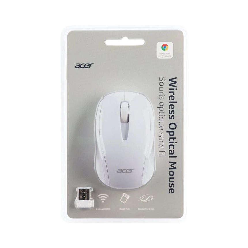 Acer RF M501 Wireless Optical Mouse (White) — Being Shipped