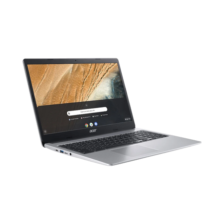 Acer Chromebook 315 15.6" Laptop, Intel Celeron N4000, 4GB RAM, 64GB eMMC (Pure Silver) — Being Shipped