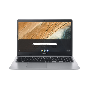 Acer Chromebook 315 15.6" Laptop, Intel Celeron N4000, 4GB RAM, 64GB eMMC (Pure Silver) — Being Shipped