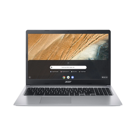 Acer Chromebook 315 15.6" Laptop, Intel Celeron N4000, 4GB RAM, 64GB eMMC (Pure Silver) — Being Shipped