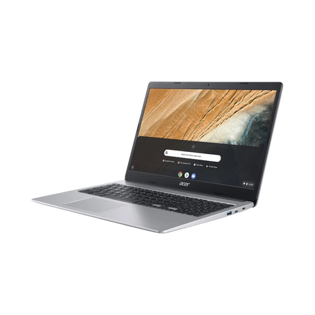 Acer Chromebook 315 15.6" Laptop, Intel Celeron N4000, 4GB RAM, 64GB eMMC (Pure Silver) — Being Shipped