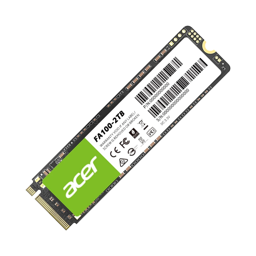 Acer FA100 2TB M.2 2280 NVMe Gen3 x4 Internal SSD — Being Shipped