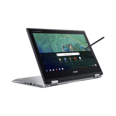 Acer Chromebook Spin 11 11.6" Touchscreen Convertible Laptop, Intel Celeron N3350, 4GB DDR4 RAM, 32GB eMMC — Being Shipped