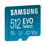 Samsung EVO Select 512GB microSDXC Card with SD Adapter — Being Shipped
