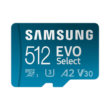 Samsung EVO Select 512GB microSDXC Card with SD Adapter — Being Shipped