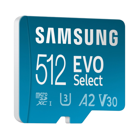 Samsung EVO Select 512GB microSDXC Card with SD Adapter — Being Shipped