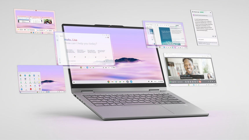 Lenovo Chromebook Plus 14" 2-in-1 Notebook, Intel Core 5 120U, 8GB RAM, 256GB SSD — Being Shipped