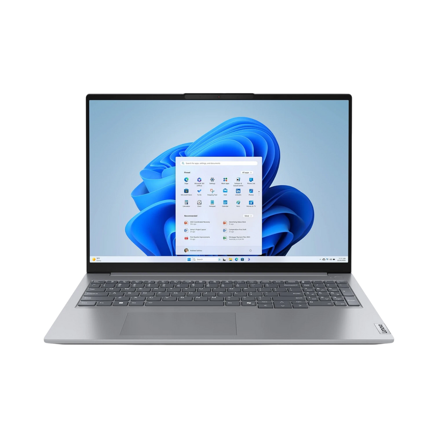 Lenovo ThinkBook 16 G7 ARP 16" Laptop, AMD Ryzen 5 7535HS, 16GB DDR5 RAM, 512GB SSD (Arctic Gray) — Being Shipped