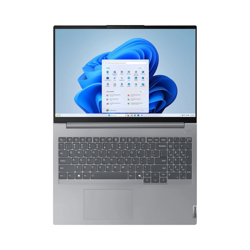 Lenovo ThinkBook 16 G7 ARP 16" Laptop, AMD Ryzen 5 7535HS, 16GB DDR5 RAM, 512GB SSD (Arctic Gray) — Being Shipped