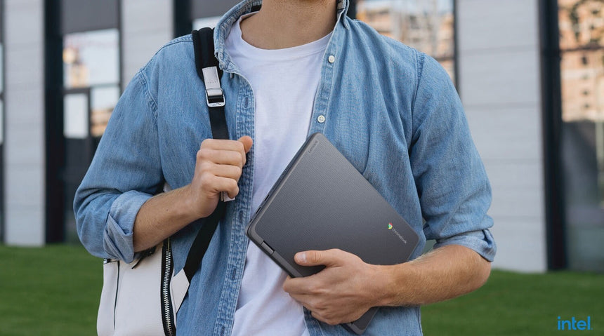 Lenovo 500e Yoga Gen 4 12.2" 2-in-1 Multi-Touch Chromebook, Intel N100, 8GB RAM, 64GB eMMC (Wi-Fi Only) — Being Shipped