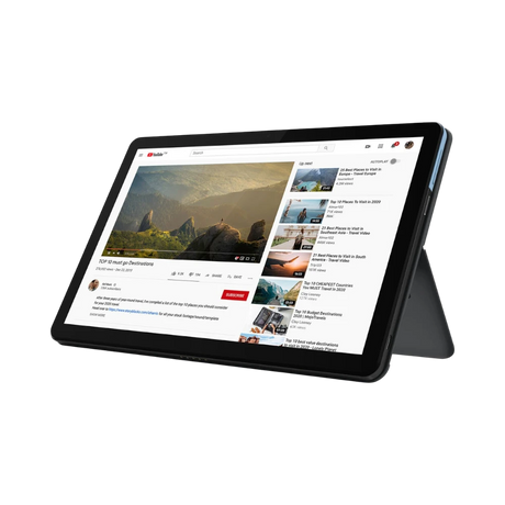 Lenovo IdeaPad Duet 10.1" Multi-Touch 2-in-1 Chromebook, MediaTek Helio P60T, 4GB RAM, 64GB eMMC (Ice Blue & Iron Gray) — Being Shipped