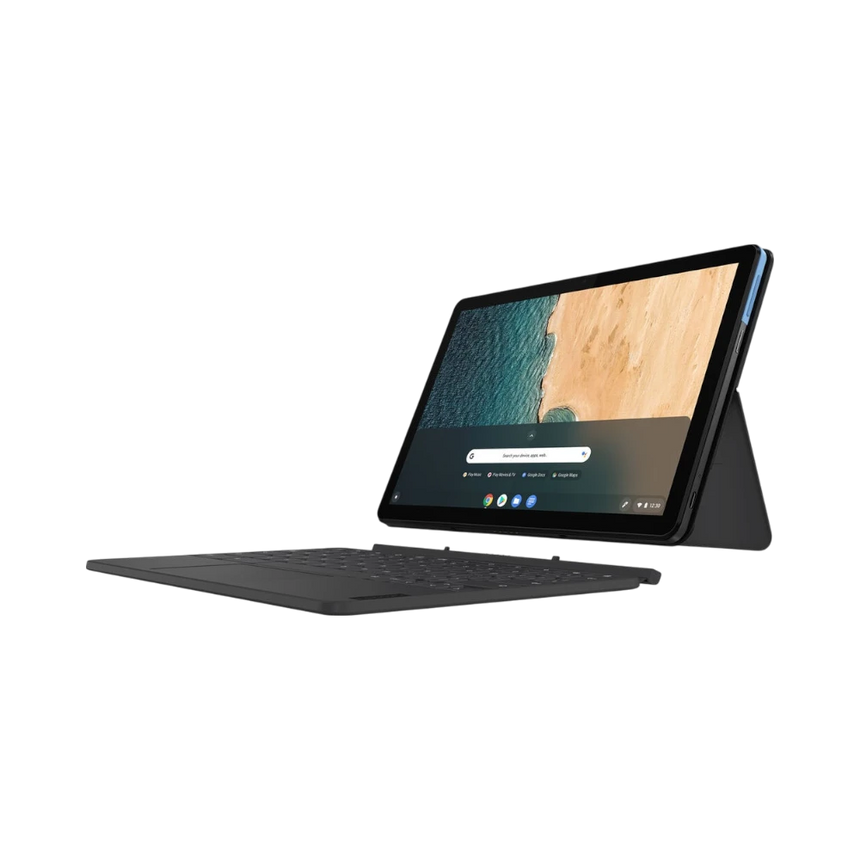 Lenovo IdeaPad Duet 10.1" Multi-Touch 2-in-1 Chromebook, MediaTek Helio P60T, 4GB RAM, 64GB eMMC (Ice Blue & Iron Gray) — Being Shipped