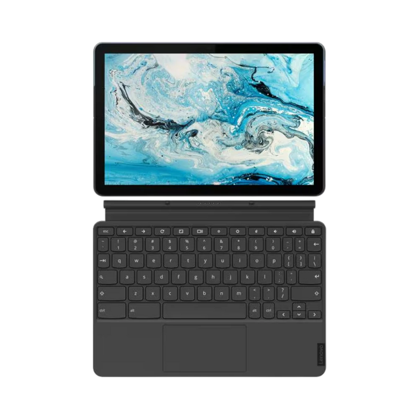 Lenovo IdeaPad Duet 10.1" Multi-Touch 2-in-1 Chromebook, MediaTek Helio P60T, 4GB RAM, 64GB eMMC (Ice Blue & Iron Gray) — Being Shipped