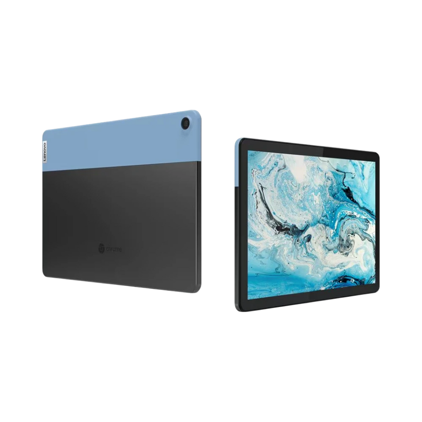 Lenovo IdeaPad Duet 10.1" Multi-Touch 2-in-1 Chromebook, MediaTek Helio P60T, 4GB RAM, 64GB eMMC (Ice Blue & Iron Gray) — Being Shipped