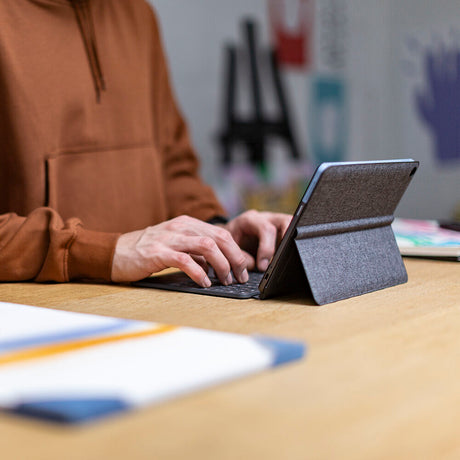 Lenovo IdeaPad Duet 10.1" Multi-Touch 2-in-1 Chromebook, MediaTek Helio P60T, 4GB RAM, 64GB eMMC (Ice Blue & Iron Gray) — Being Shipped