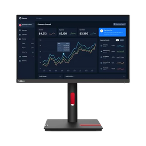 Lenovo ThinkVision T22i-30 21.5" 16:9 60Hz FHD WLED LCD Monitor (Raven Black) — Being Shipped