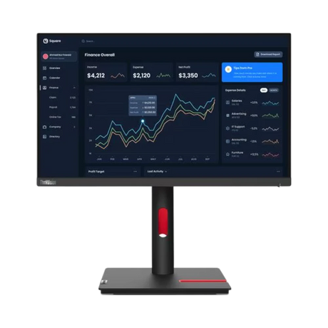 Lenovo ThinkVision T22i-30 21.5" 16:9 60Hz FHD WLED LCD Monitor (Raven Black) — Being Shipped