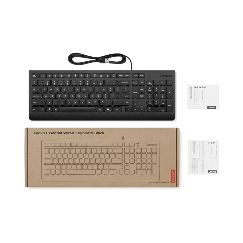 Lenovo Essential Wired Keyboard — Being Shipped