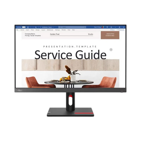 Lenovo ThinkVision S24i-30 24" Class 16:9 100Hz FHD LED Monitor (Raven Black) — Being Shipped