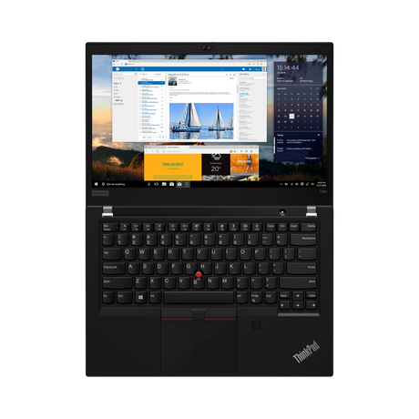 Lenovo ThinkPad T490 14" Laptop, Intel Core i5-8365U, 16GB DDR4 RAM, 512GB SSD (Black) — Being Shipped