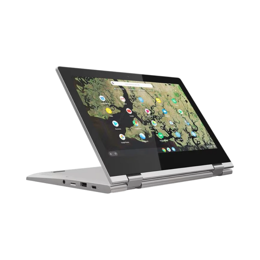 Lenovo Chromebook C340-11 11.6" Notebook, Intel Celeron N4000, 4GB RAM, 32GB eMMC (Platinum Grey) — Being Shipped