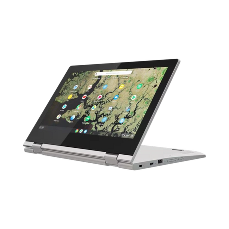 Lenovo Chromebook C340-11 11.6" Notebook, Intel Celeron N4000, 4GB RAM, 32GB eMMC (Platinum Grey) — Being Shipped