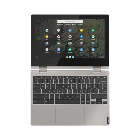 Lenovo Chromebook C340-11 11.6" Notebook, Intel Celeron N4000, 4GB RAM, 32GB eMMC (Platinum Grey) — Being Shipped