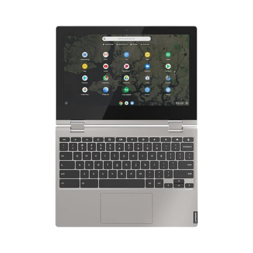 Lenovo Chromebook C340-11 11.6" Notebook, Intel Celeron N4000, 4GB RAM, 32GB eMMC (Platinum Grey) — Being Shipped