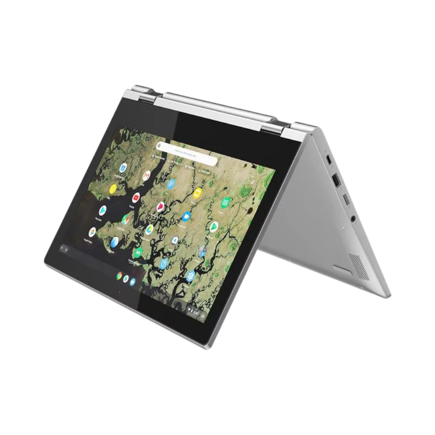 Lenovo Chromebook C340-11 11.6" Notebook, Intel Celeron N4000, 4GB RAM, 32GB eMMC (Platinum Grey) — Being Shipped