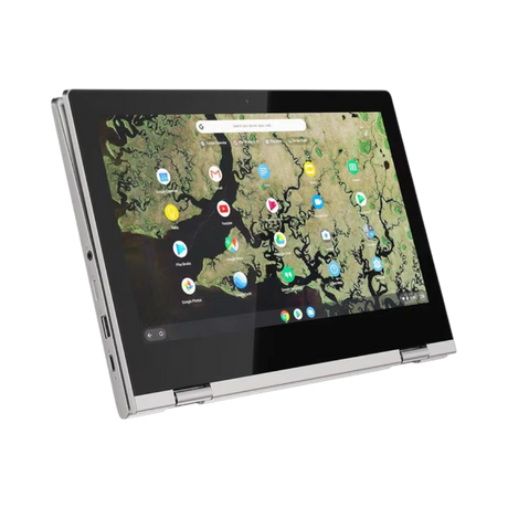 Lenovo Chromebook C340-11 11.6" Notebook, Intel Celeron N4000, 4GB RAM, 32GB eMMC (Platinum Grey) — Being Shipped