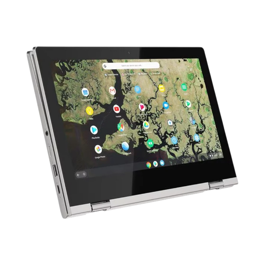 Lenovo Chromebook C340-11 11.6" Notebook, Intel Celeron N4000, 4GB RAM, 32GB eMMC (Platinum Grey) — Being Shipped