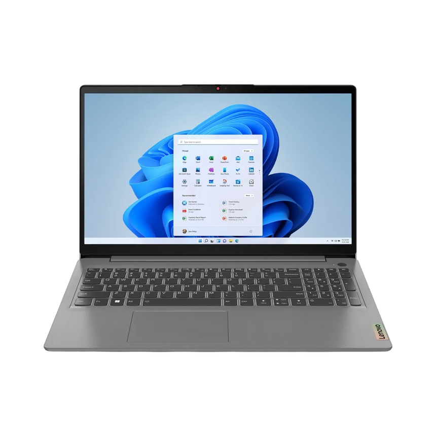 Lenovo IdeaPad 3 15IAU7 15.6" Essential Laptop, Intel Core i5-1235U, 8GB RAM, 512GB SSD (Arctic Grey) — Being Shipped