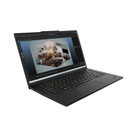 Lenovo ThinkPad P14s Gen 5 14.5" Multi-Touch Laptop, Intel Core Ultra 7 165H, NVIDIA RTX 500, 32GB DDR5 RAM, 1TB SSD (Black) — Being Shipped