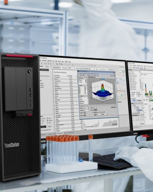 Lenovo ThinkStation P620 Tower Workstation, AMD Ryzen Threadripper PRO 3945WX, NVIDIA Quadro P1000, 32GB DDR4 RAM, 1TB SSD — Being Shipped