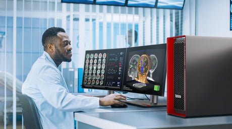 Lenovo ThinkStation P5 Tower Workstation, Intel Xeon w3-2425, NVIDIA T1000, 32GB DDR5 RAM, 512GB SSD — Being Shipped