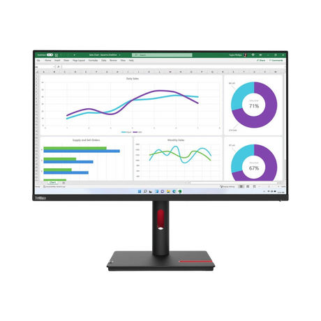 Lenovo ThinkVision T32h-30 31.5" 16:9 60Hz QHD IPS Monitor — Being Shipped
