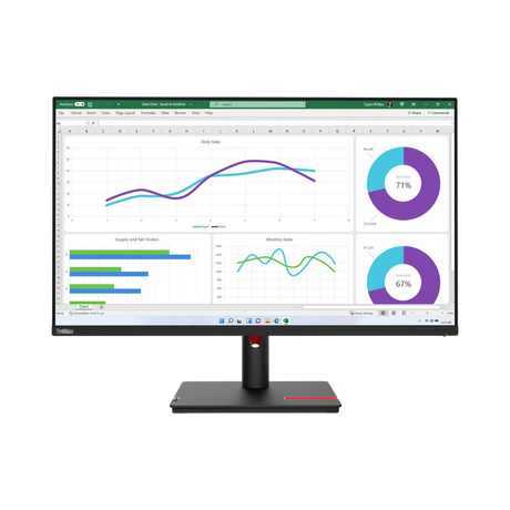 Lenovo ThinkVision T32h-30 31.5" 16:9 60Hz QHD IPS Monitor — Being Shipped