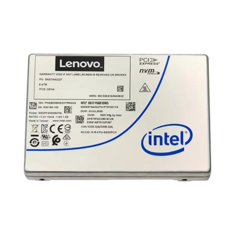 Lenovo ThinkSystem 3.2TB 2.5" P5600 NVMe PCIe 4.0 x4 Mixed Use SSD — Being Shipped