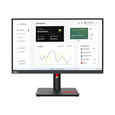 Lenovo ThinkVision T23i-30 23" 16:9 60Hz FHD IPS Monitor — Being Shipped