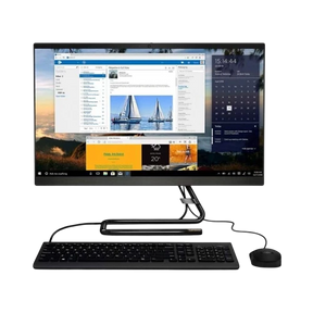 Lenovo IdeaCentre A340 23.8" Touchscreen All-in-One Desktop Computer, Intel Core i3-9100T, 8GB RAM, 1TB HDD (Business Black) — Being Shipped