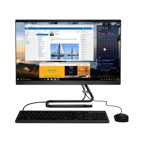Lenovo IdeaCentre A340 23.8" Touchscreen All-in-One Desktop Computer, Intel Core i3-9100T, 8GB RAM, 1TB HDD (Business Black) — Being Shipped