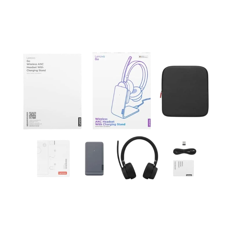 Lenovo Go Wireless ANC Headset with Charging Stand — Being Shipped
