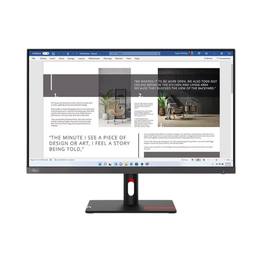 Lenovo ThinkVision S27i-30 27" 16:9 100Hz FHD WLED Computer Monitor — Being Shipped