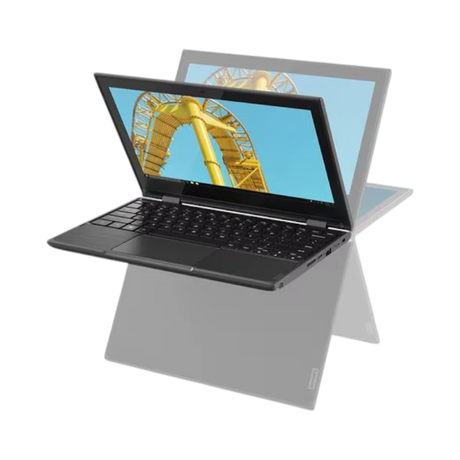 Lenovo 300e Windows 2nd Gen 11.6" Touchscreen Convertible 2-in-1 Notebook, Intel Celeron N4120, 4GB RAM, 128GB SSD — Being Shipped