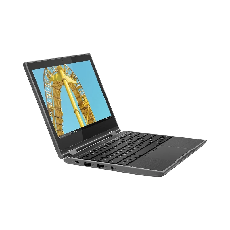 Lenovo 300e Windows 2nd Gen 11.6" Touchscreen Convertible 2-in-1 Notebook, Intel Celeron N4120, 4GB RAM, 128GB SSD — Being Shipped