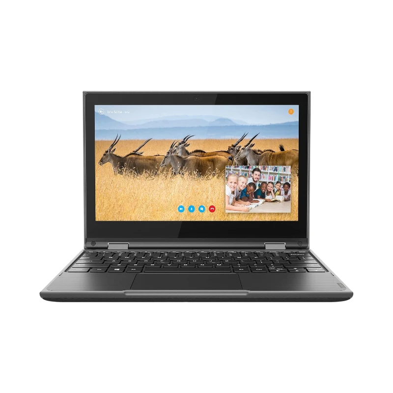 Lenovo 300e Windows 2nd Gen 11.6" Touchscreen Convertible 2-in-1 Notebook, Intel Celeron N4120, 4GB RAM, 128GB SSD — Being Shipped