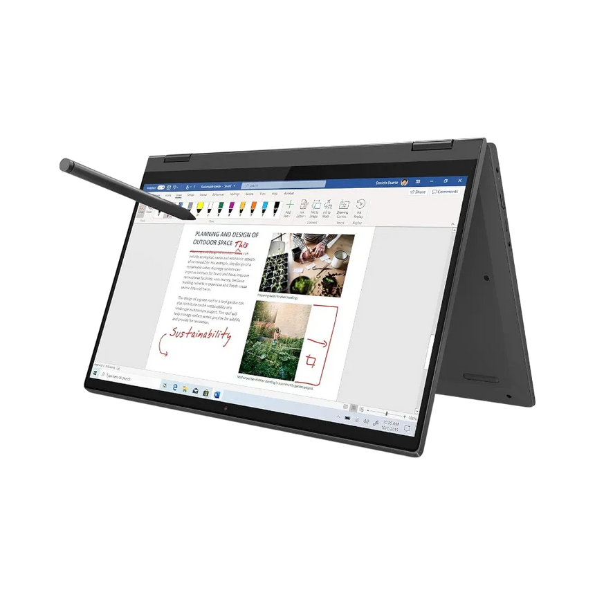 Lenovo IdeaPad Flex 5 14ITL05 14" Convertible Laptop, Intel Core i3-1115G4, 4GB DDR4 RAM, 128GB SSD (Graphite Grey) — Being Shipped