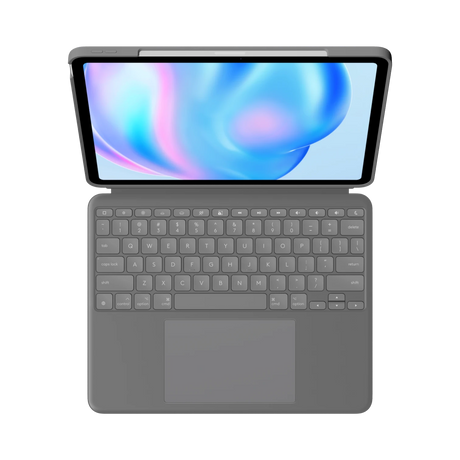 Logitech Combo Touch Backlit Keyboard Case for Apple 13" iPad Air M2/M3 (Oxford Gray) — Being Shipped